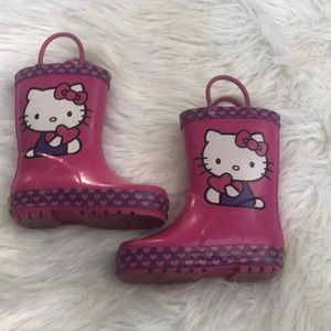 {Hello Kitty} Little Girl’s Rain Boots